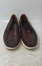 Load image into Gallery viewer, German Patino Mens Brown Leather Low Top Slip-On Loafer Shoes Size EUR 41
