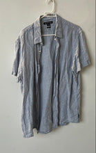 Load image into Gallery viewer, Michael Kors Mens Light Blue Short Sleeve Classic Fit Button-Up Shirt Size XXL
