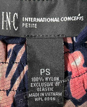 Load image into Gallery viewer, I.N.C. International Concepts Womens Multicolor Short Sleeve Blouse Top Size PS