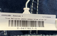 Load image into Gallery viewer, True Religion Womens Becca Blue Denim Dark Wash Mid Rise Bootcut Jeans Size 32