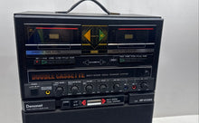 Load image into Gallery viewer, Denonet GP-K3350 Black Portable Double Cassette Karaoke Player System Not Tested