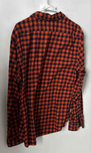 Load image into Gallery viewer, Banana Republic Mens Red Plaid Collared Long Sleeve Button-Up Shirt Size Large