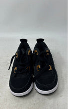 Load image into Gallery viewer, Nike Kids Air Jordan 4 Retro Black Round Toe Lace-Up Sneaker Shoes Size 9C