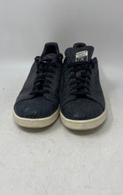 Load image into Gallery viewer, Adidas Womens Stan Smith S77344 Black Low Top Lace-Up Sneaker Shoes Size 11