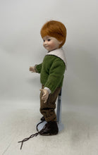 Load image into Gallery viewer, Brown Hair And Eyes Stand Boy Quartz Watch Decorative Porcelain Doll With Outfit