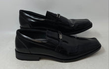 Load image into Gallery viewer, Stacy Adams Mens Cade Black Leather Almond Toe Slip-On Loafer Shoes Size 11M