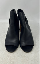 Load image into Gallery viewer, Vince Womens Faye Black Leather Peep Toe Block Heel Ankle Bootie Size 8M