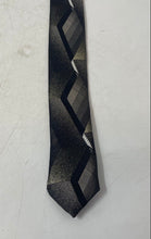 Load image into Gallery viewer, Pierre Cardin Mens Multicolor Geometric Print Silk Adjustable Long Designer Tie