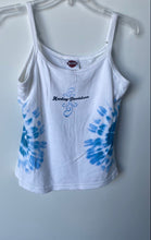 Load image into Gallery viewer, Harley-Davidson Womens White Blue Sleeveless Spaghetti Strap Camisole Top Size L