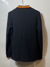 Load image into Gallery viewer, Psycho Bunny Mens Black Long Sleeve Collared Polo Shirt Size 3