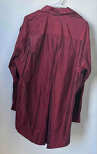 Load image into Gallery viewer, DKNY Mens Red Pointed Collar Long Sleeve Chest Pocket Dress Shirt Size XL