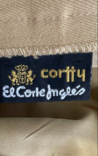 Load image into Gallery viewer, Cortty El Corte Ingles Womens Brown Stretch Front Slit A-Line Skirt Size Large