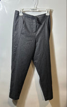 Load image into Gallery viewer, Emporio Armani Womens Gray Flat Front Tapered Leg Dress Pants Size 40