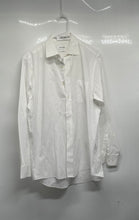 Load image into Gallery viewer, Pierre Cardin Mens White Long Sleeve Regular Fit Dress Shirt Sz M 15-15.5 34/35