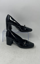 Load image into Gallery viewer, Anne Klein Womens Lexington Black Leather Slip-On Pump Heels Size 6.5M