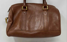 Load image into Gallery viewer, Chasseur Wathne Womens Brown Leather Zipper Top Double Handle Satchel Bag