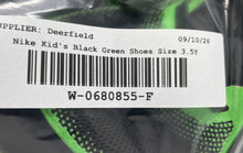 Load image into Gallery viewer, Nike Kids Cosmic Runner HM4402-009 Black Green Lace-Up Sneaker Shoes Size 3.5Y