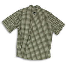 Load image into Gallery viewer, Harley Davidson Mens Beige Plaid Collared Front Pockets Button-Up Shirt Size XL