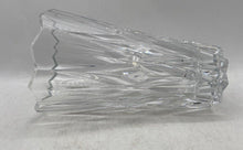Load image into Gallery viewer, JG Durand Clear Crystal Cathedral Saw Tooth Rim Design Decorative Flower Vase