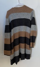 Load image into Gallery viewer, Charter Club Womens Multicolor Colorblock Open Front Cardigan Sweater Size M