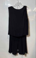 Load image into Gallery viewer, David Dart Womens Black Sleeveless Round Neck Blouse Skirt 2 Pcs Set Size XL / L