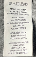 Load image into Gallery viewer, Michael Kors Womens Gray Short Sleeve Round Neck Blouse Top Size Medium