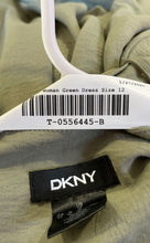 Load image into Gallery viewer, DKNY Womens Green Sleeveless V-Neck Short Wrap Dress Size 12