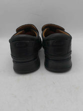 Load image into Gallery viewer, Clarks Mens 14885 Black Leather Round Toe Slip-On Loafer Shoes Size 12