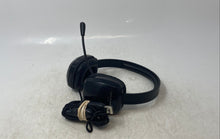 Load image into Gallery viewer, Cyber Acoustics Black Wired USB Stereo Headphones Model AC-6012 Untested