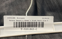 Load image into Gallery viewer, Banana Republic Womens Black Denim 5 Pocket Design Straight Jeans Pants Size 0