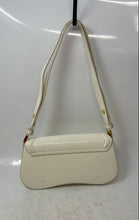 Load image into Gallery viewer, JW Pei Womens Joy White Leather Single Strap Flap Over Lined Shoulder Bag