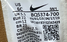 Load image into Gallery viewer, Nike Unisex Baby Manoa BQ5374-700 Brown Leather Lace-Up Ankle Booties Size 6C