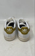 Load image into Gallery viewer, Adidas Boys Stan Smith Low BB0209 White Gold Lace-Up Sneaker Shoes Size 6.5
