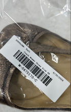 Load image into Gallery viewer, Coach Womens Bronze Leather Round Toe Slip-On Ballet Flats Size 6B
