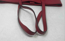 Load image into Gallery viewer, Michael Kors Womens Red Double Handle Inner Pockets Shoulder Handbag