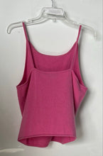 Load image into Gallery viewer, Ann Taylor Womens Pink Spaghetti Strap Scoop Neck Camisole Tank Top Size Large