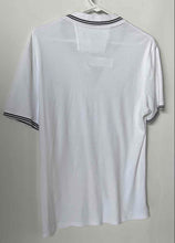 Load image into Gallery viewer, Banana Republic Mens White Cotton Short Sleeve Collared Polo Shirt Size Medium