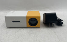 Load image into Gallery viewer, White Yellow HDMI USB Portable LED LCD Mini Projector Not Tested With Adapter
