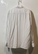 Load image into Gallery viewer, Hugo Boss Mens White Black Slim Fit Long Sleeve Collared Button-Up Shirt Size L