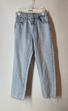 Load image into Gallery viewer, Zara Womens Light Blue Denim Light Wash Regular Fit Straight Leg Jeans Size 4