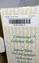 Load image into Gallery viewer, Seymour Mann Floral Gold Costume Connoisseur Collection Porcelain Doll