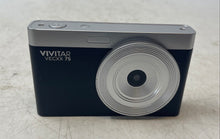 Load image into Gallery viewer, Vivitar VECXX 75 Black Silver 2 In Color Screen Compact Digital Camera Untested