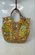 Load image into Gallery viewer, Vera Bradley Womens Multicolor Floral Printed Inner Pocket Tote Handbag