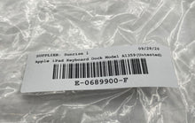 Load image into Gallery viewer, Apple iPad Model A1359 White Portable Standard Keyboard Dock Not Tested