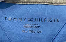 Load image into Gallery viewer, Tommy Hilfiger Mens Blue Signature Stripe Short Sleeve Pullover T-Shirt Size XL