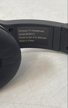 Load image into Gallery viewer, Rybozen Model Black Li-Ion 3.7V 800mAh Over Ear Wireless TV Headphone Not Tested
