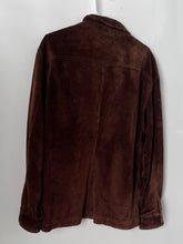 Load image into Gallery viewer, Guess Legendary Classics Mens Brown Suede Long Sleeve Full-Zip Jacket Size L