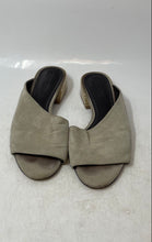 Load image into Gallery viewer, Mercedes Castillo Womens Gray Suede Slip-On Block Heels Slide Sandals Size 8
