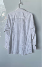 Load image into Gallery viewer, Calvin Klein Mens White Long Sleeve Spread Collar Dress Shirt Size 15