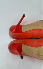 Load image into Gallery viewer, Authentic Jimmy Choo London Womens Orange Pump Heels Size EUR 36 Worn/Stained